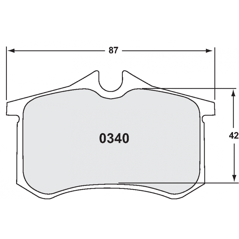 ABS-friendly for rear axles. Race brake pads - Audi / Citroen / Lancia
Renault / Seat / Skoda / VWrear pad